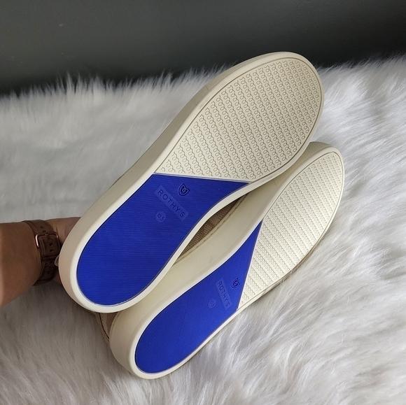 Rothy's Chelsea Sneaker in Beige Camo - Picture 8 of 10